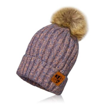 Шапка в'язана Twilight Fur Pom