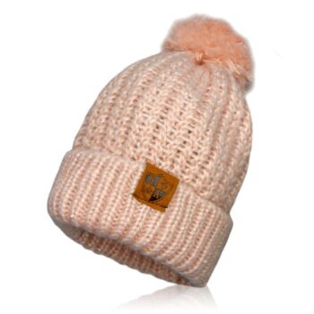 Шапка вязаная  Streaker Blush