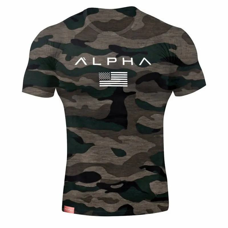 Футболка чоловіча ALPHA хакі