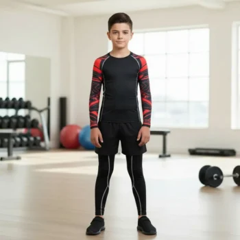 Дитячий спортивний компресійний костюм Red Power