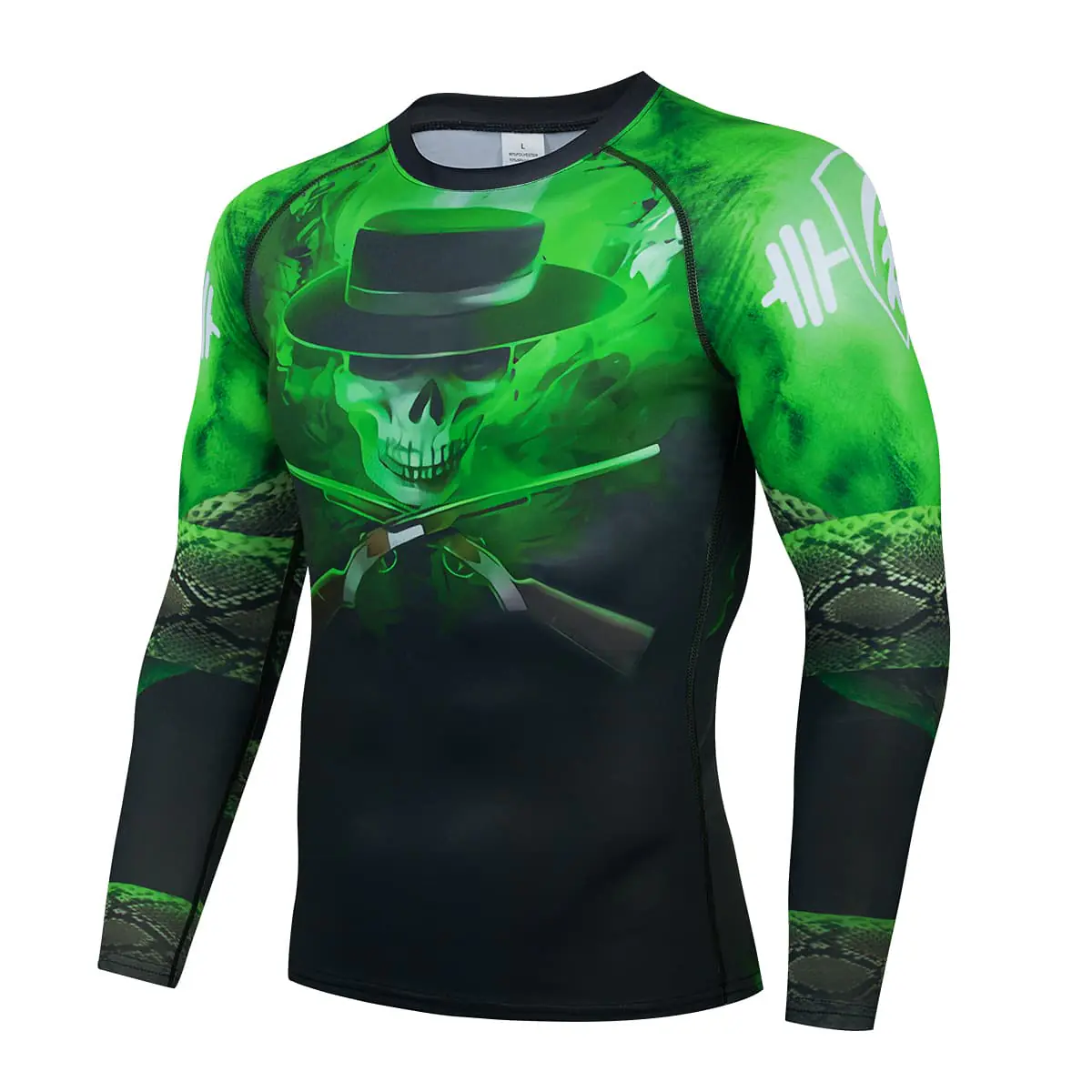 Костюм спортивний компресійний чоловічий Green Snake - Зображення 2