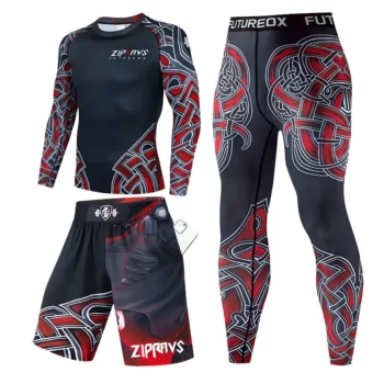 Костюм спортивний компресійний Red Zip