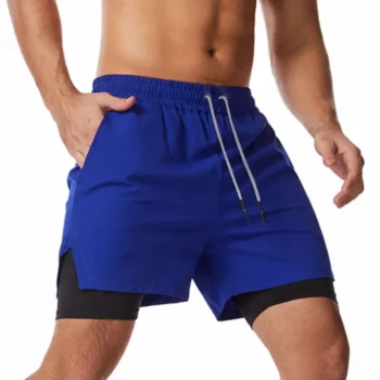 Шорти спортивні чоловічі MuscleMan сині