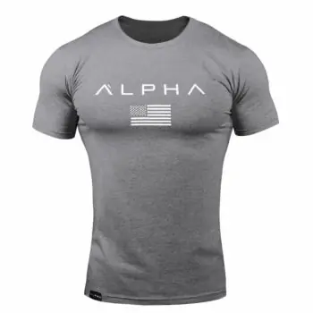 Футболка чоловіча ALPHA темно-сіра
