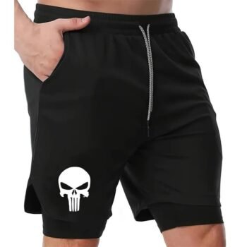 Шорти чорні MuscleMan каратель