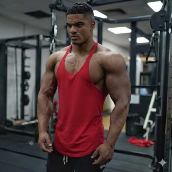 Майка чоловіча червона