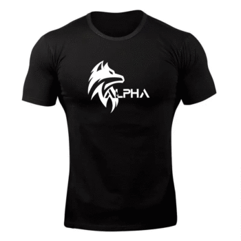Футболка чорна ALPHA