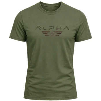 Футболка чоловіча олива ALPHA STAR