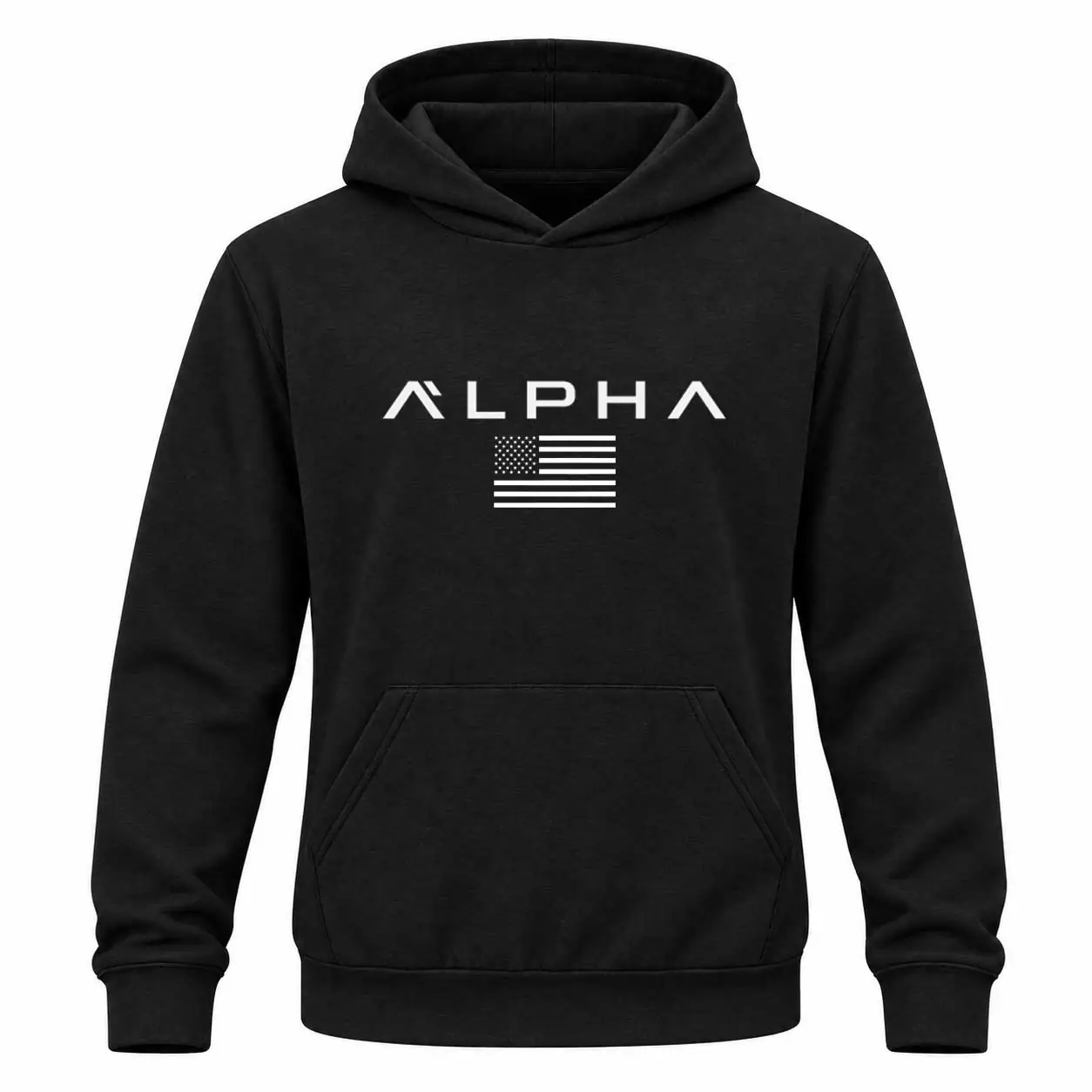Худі ALPHA WHITE чорне